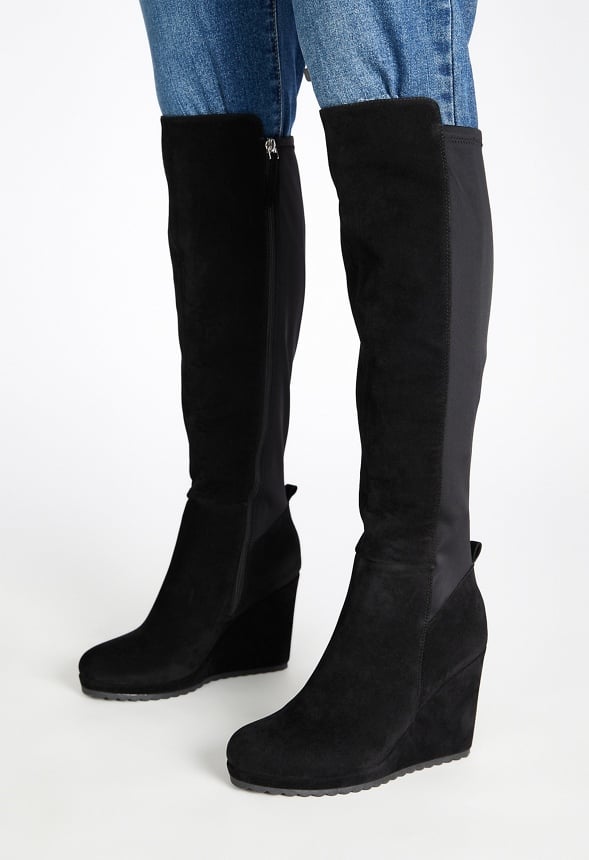 Claire Wedge Boot Black Caviar