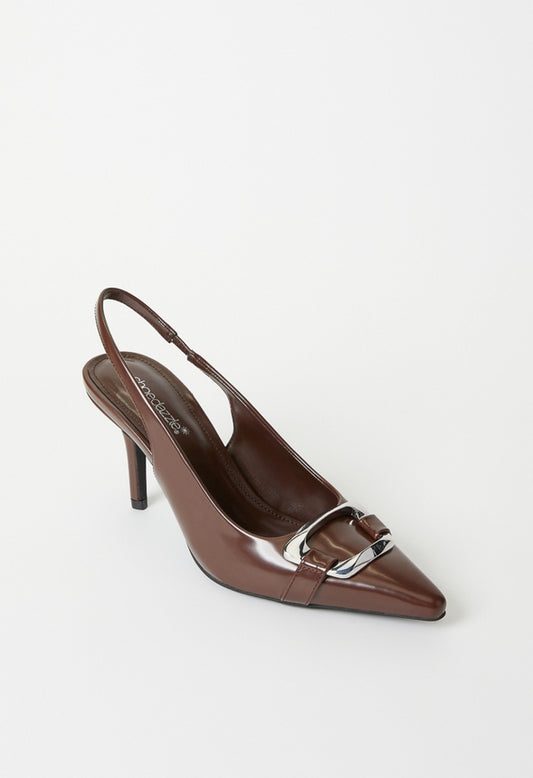 Martina Slingback Pump Chocolate Lab