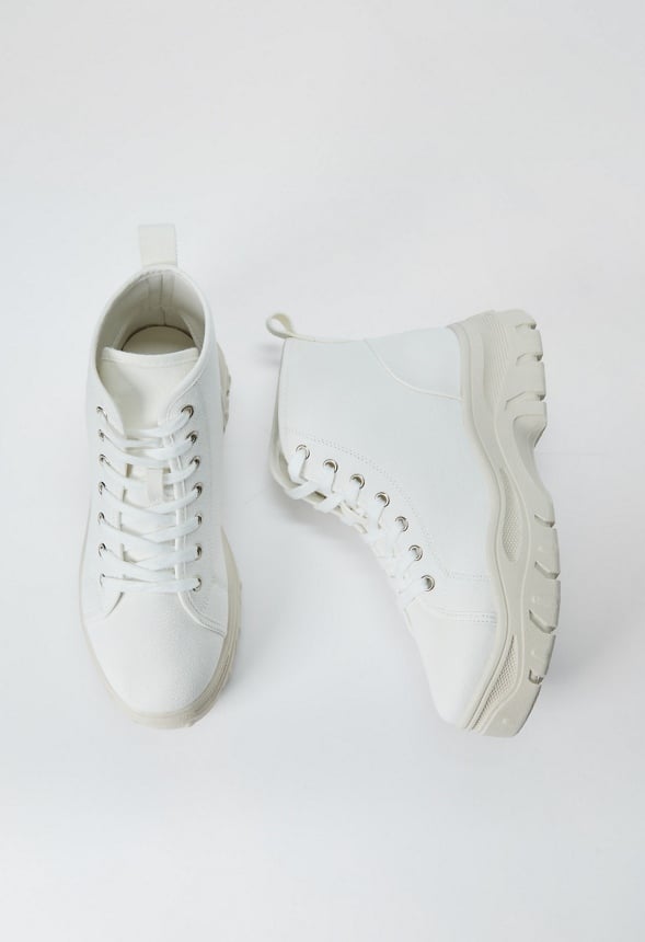 Wylla High Top Trainers Bright White