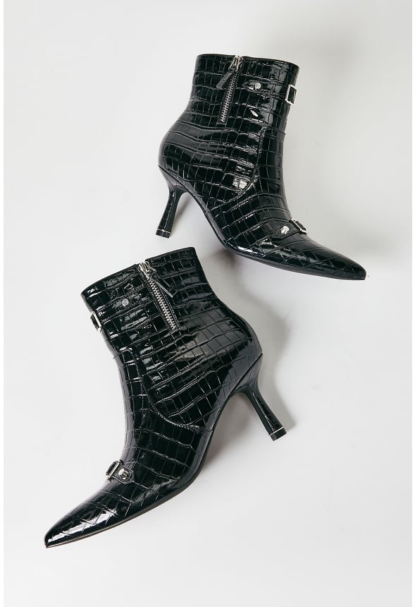 Lennox Stiletto Ankle Boot Black