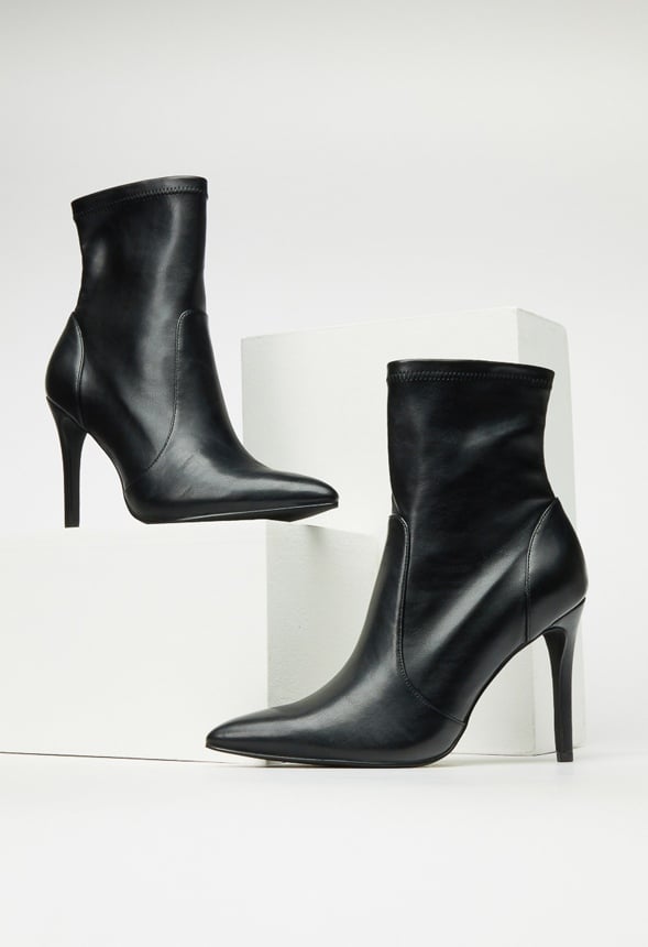 Shanae Stiletto Ankle Boot Black