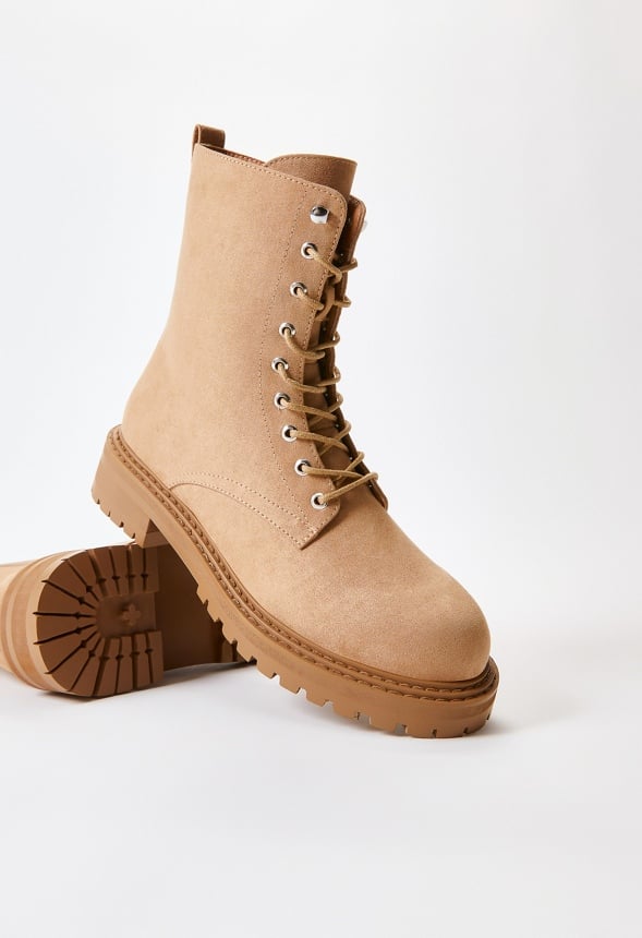 Briar Lace Up Ankle Boot Sand