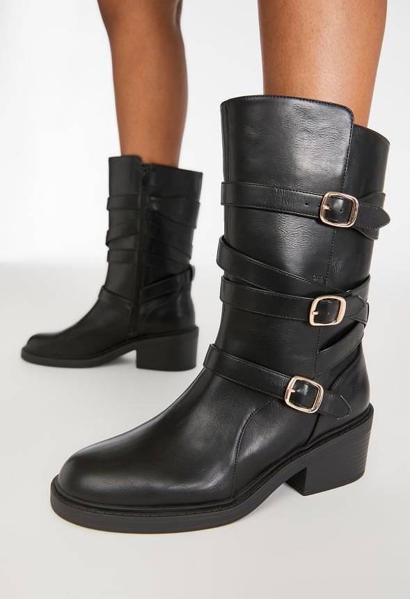 Greer Flat Boot Black