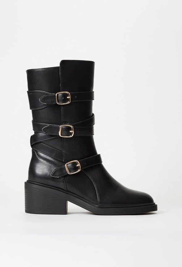 Greer Flat Boot Black