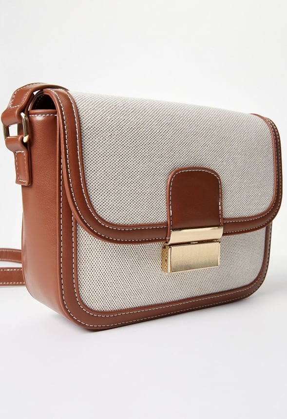 Hardware Saddle Bag Leather Brown/ Natural