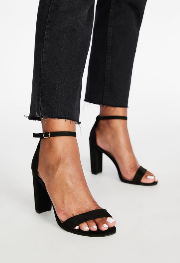 Lorelai Block Heeled Sandal Black