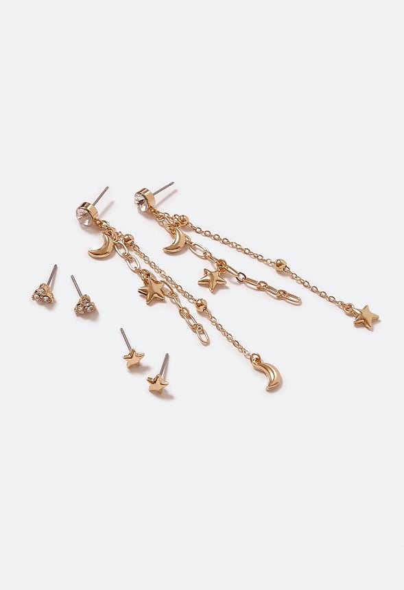 Sasha Celestial Earparty Crystal/ Gold