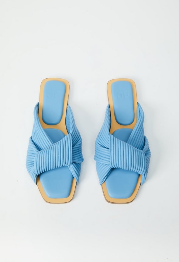 Estelle Flat Slide Sandal Kentucky Blue