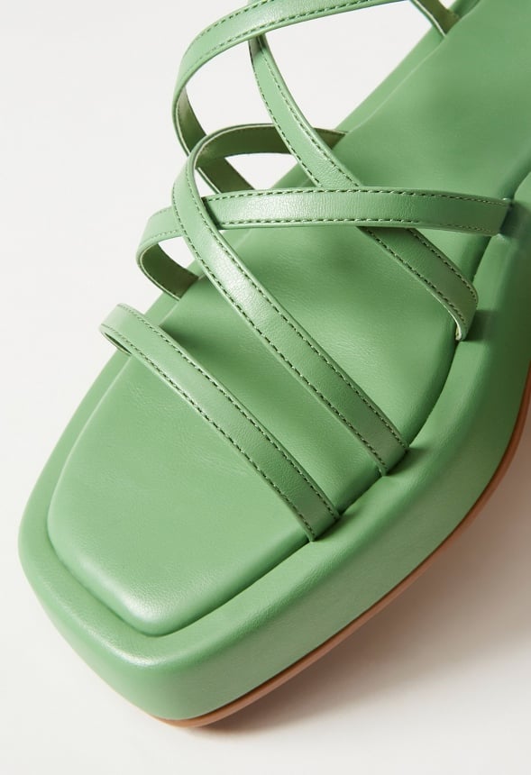 Tori Gladiator Sandal Stone Green