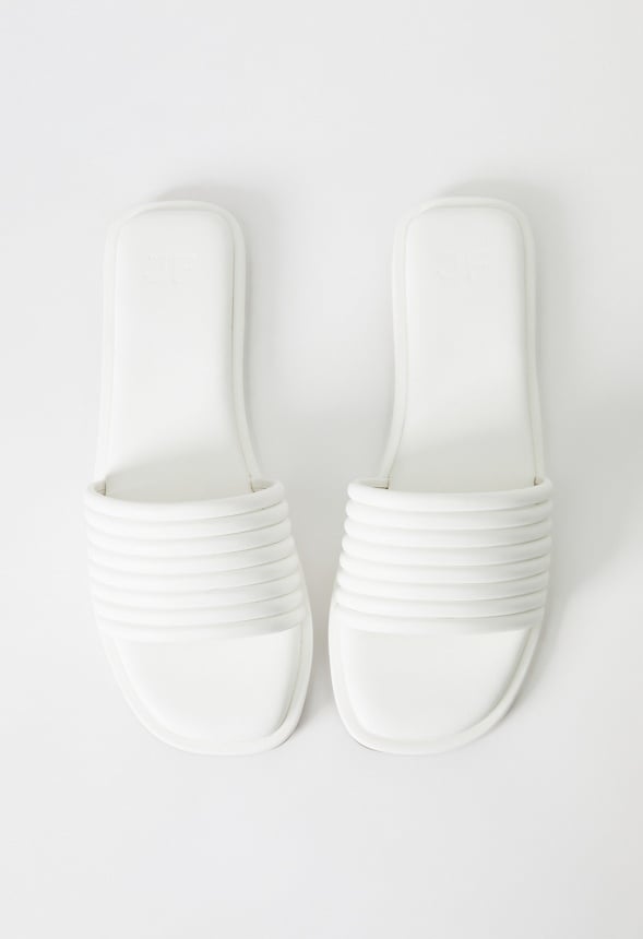 Talia Slider Sandal Bright White