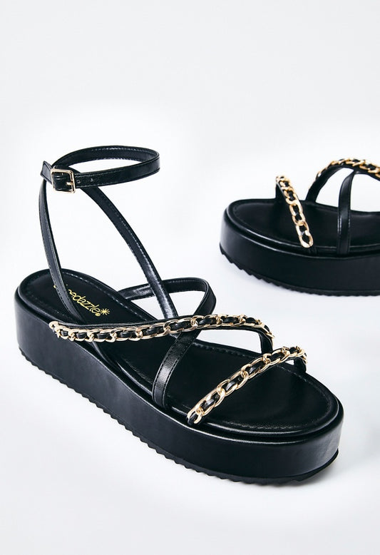 Kiara Platform Sandal Black