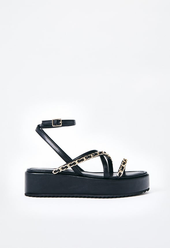 Kiara Platform Sandal Black