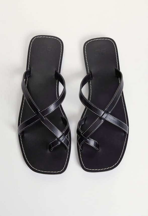 Chleo Flat Sandal Black