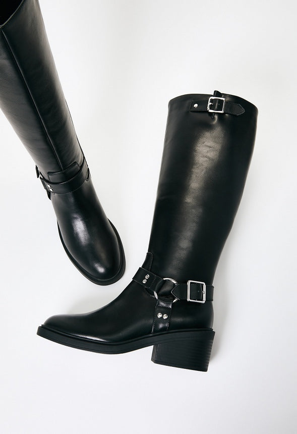 Maddox Flat Boot Black