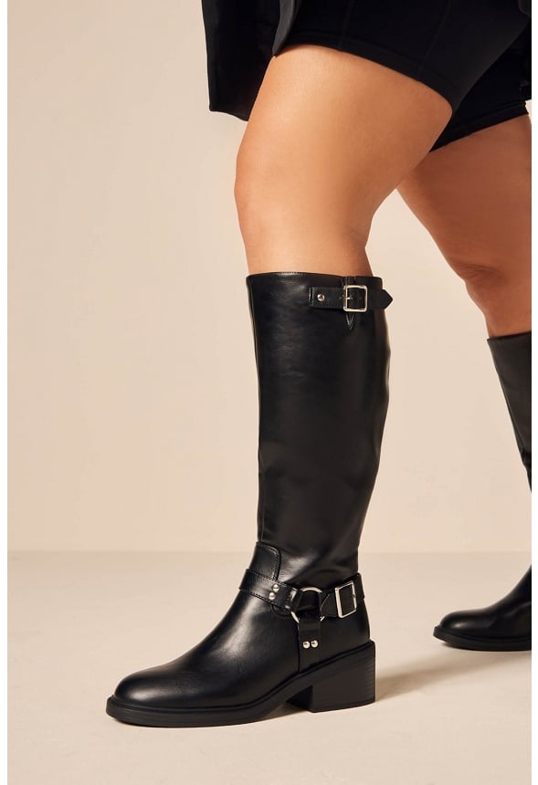 Maddox Flat Boot Black