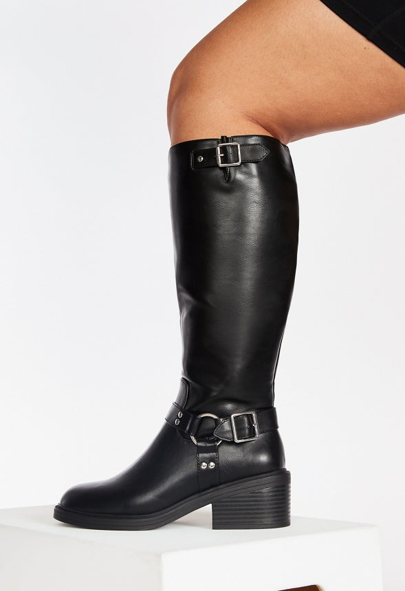 Maddox Flat Boot Black