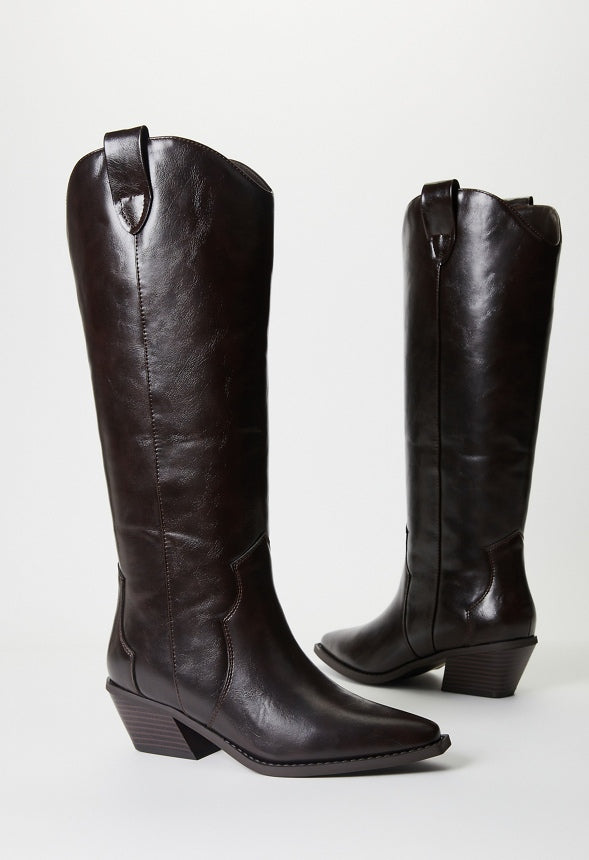 Leander Flat Boot Coffee