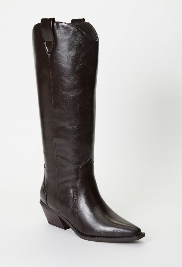 Leander Flat Boot Coffee