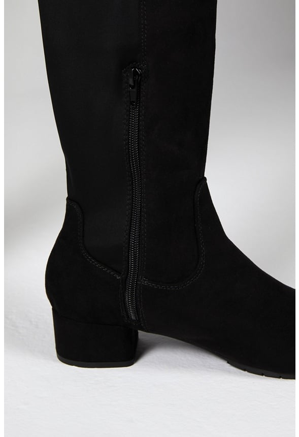 Mila Heeled Boot Black