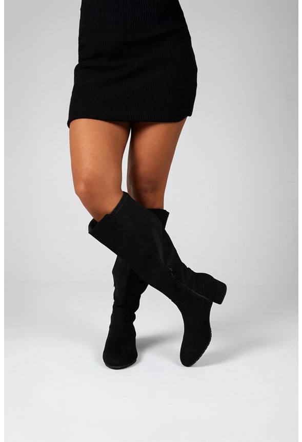Mila Heeled Boot Black