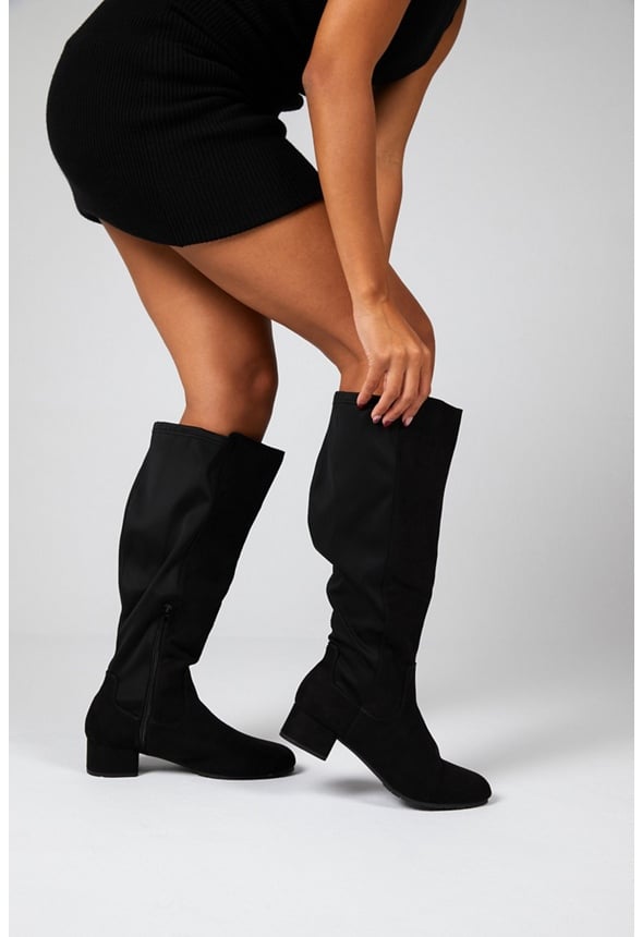 Mila Heeled Boot Black