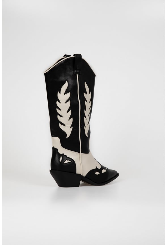 Esperanza Cowboy Boot Black/Cream