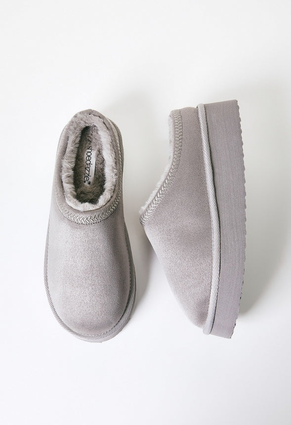 Hailey Platform Fuzzie Gray