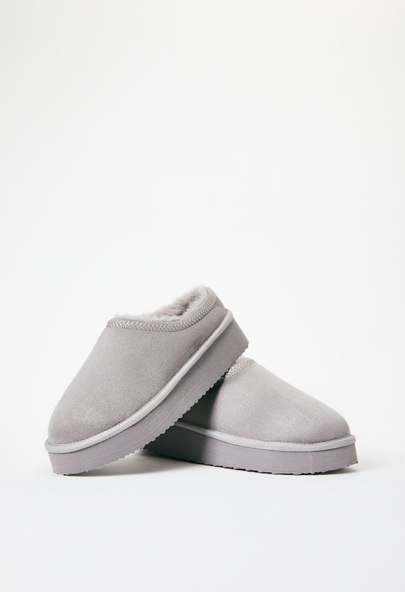 Hailey Platform Fuzzie Gray