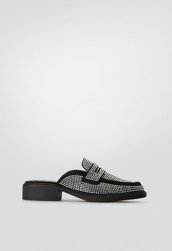 JEZZY MULE LOAFER CLEAR/BLACK