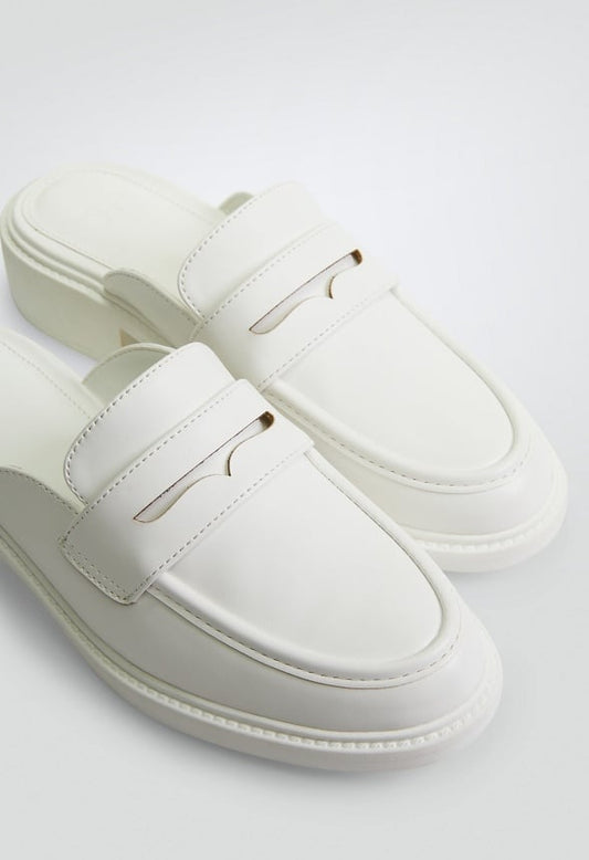 Jezzy Mule Loafer Bright White