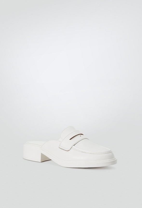 Jezzy Mule Loafer Bright White
