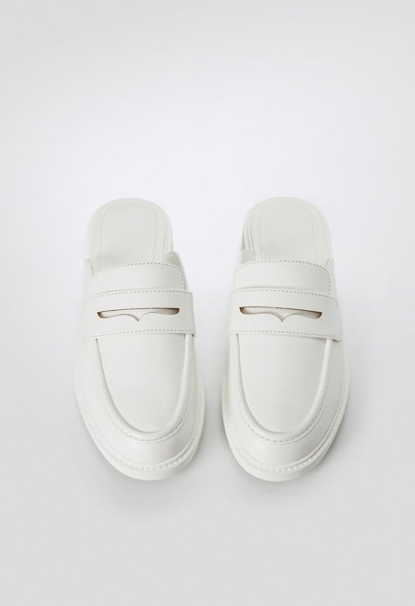 Jezzy Mule Loafer Bright White