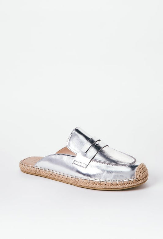 Ailana Flat Mule Silver