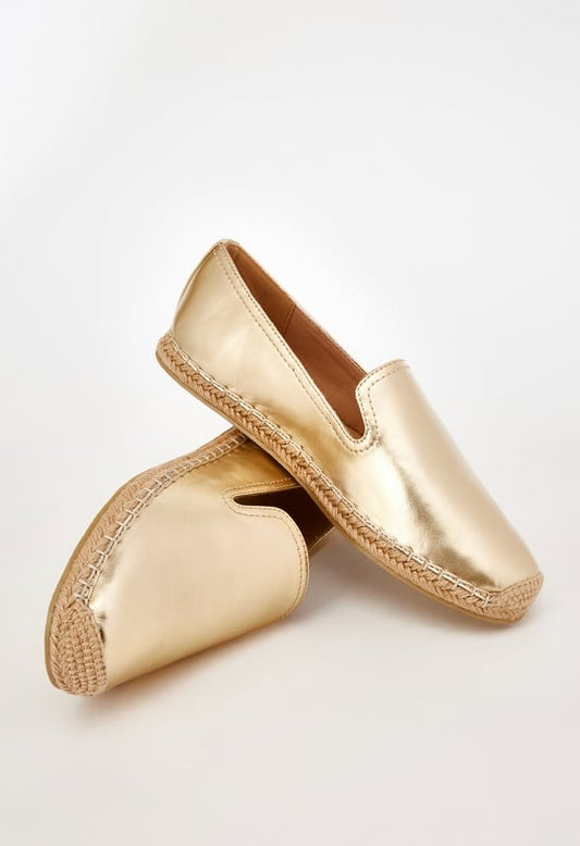 Gabrielle Slip-On Flat Gold