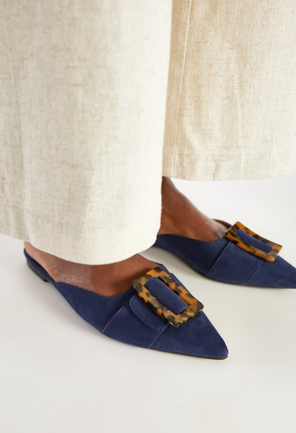 Noemi Slip-On Flat Nice Blue