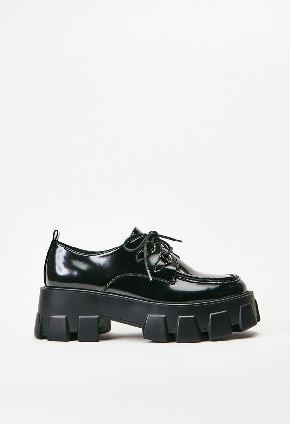 Maxie Lug Sole Flat Black