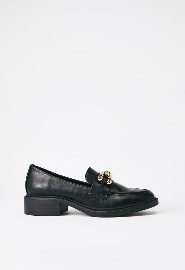 Camille Slip-On Loafer Black
