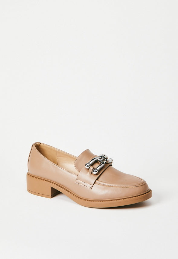 Camille Slip-On Loafer Taupe