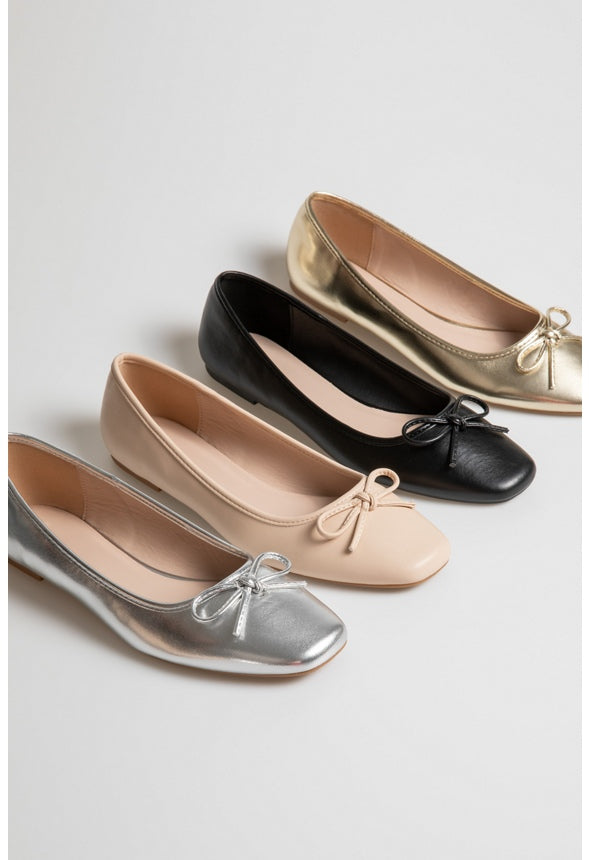 Luciana Ballet Flat Black