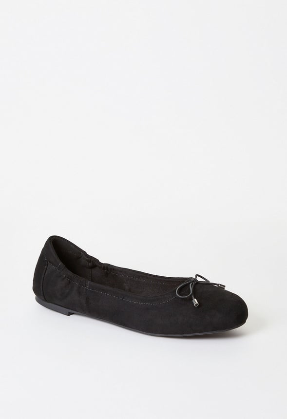 Andi Ballet Flat Black Caviar