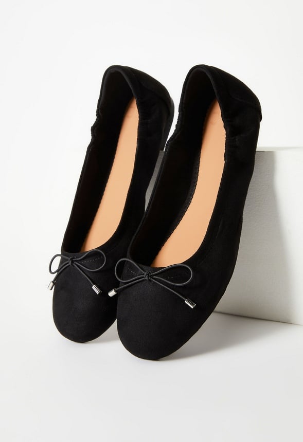 Andi Ballet Flat Black Caviar