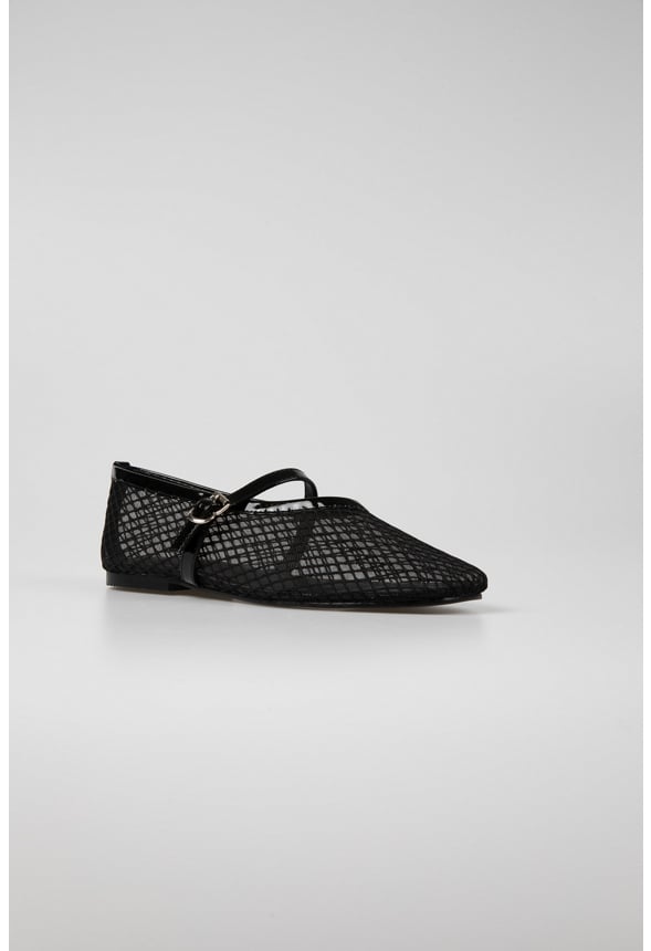 Arabella Ballet Flat Black
