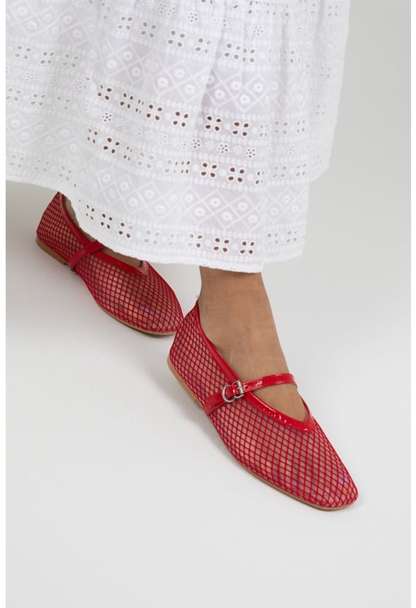 Arabella Ballet Flat Red