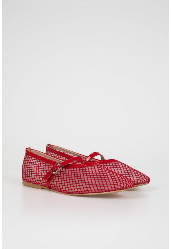Arabella Ballet Flat Red