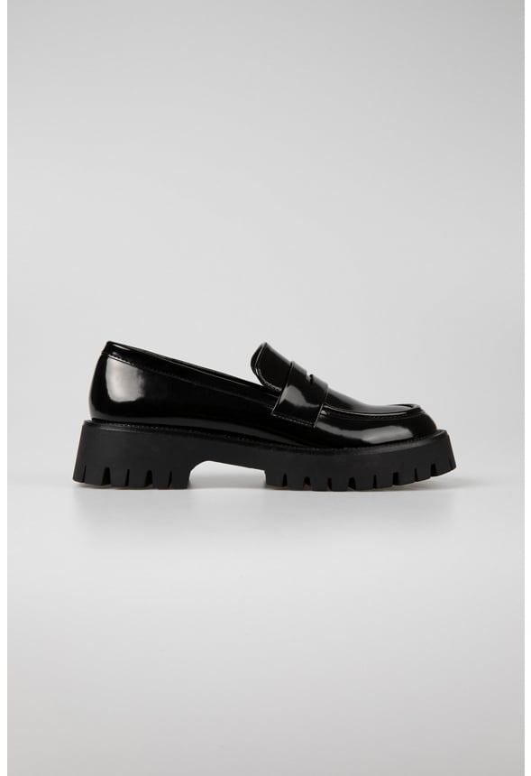 Evelyn Flat Loafer Black