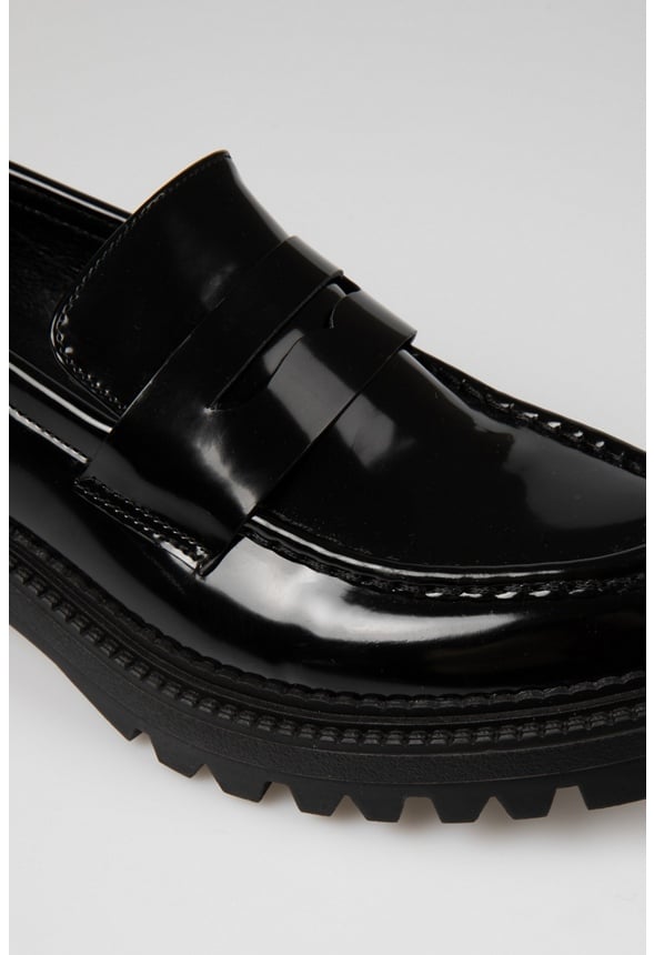 Luna Flat Loafer Black