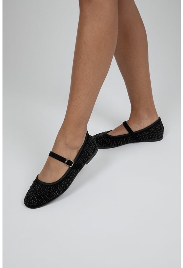 Aurora Ballet Flat Black