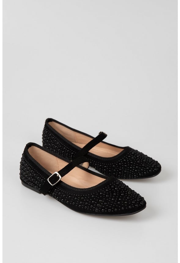 Aurora Ballet Flat Black