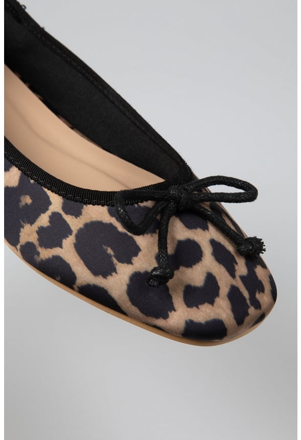 Harriet Ballet Flat Leopard Print