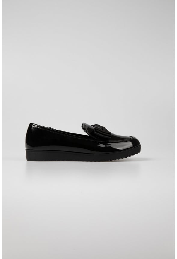 Ella Flat Loafer Black